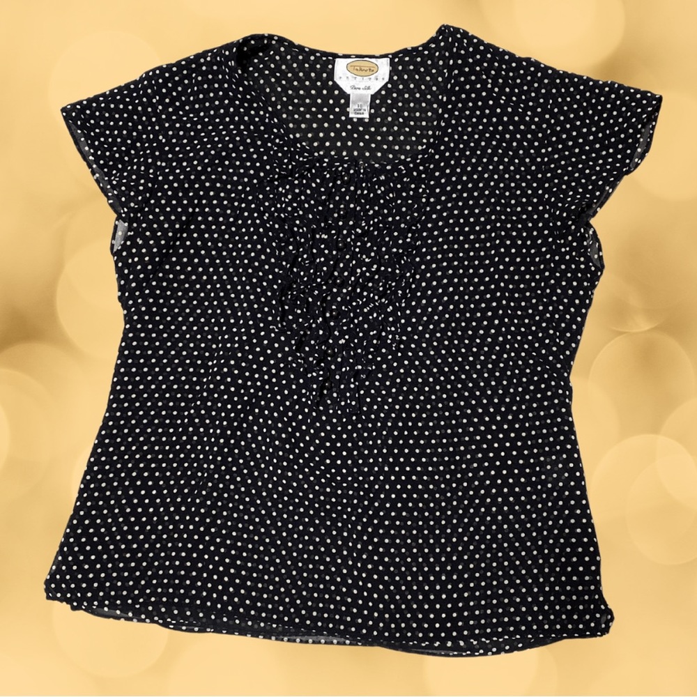 Talbots Petites Pure Silk Blouse - 10 Petite